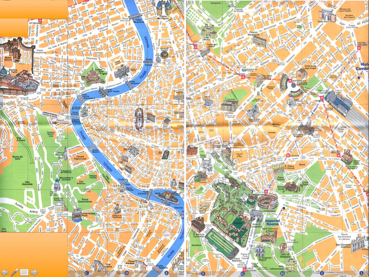 róma látnivalók térkép Látnivaló, Róma térkép   látnivalók, Róma térkép (Lazio   Olaszország)
